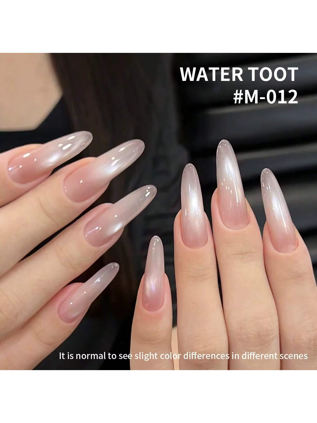 Ensemble de vernis à ongles Gel de couleur rose glace et Toot d'eau populaire de 15ml