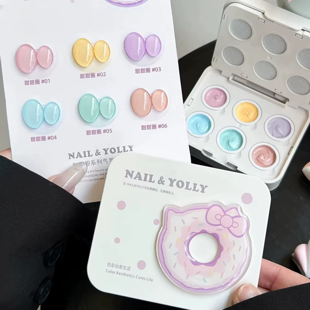 Gel de peinture UV/LED 6 couleurs Air Cushion Pat Pat pour ongles