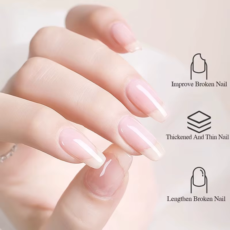 Vernis à ongles en gel de base en caoutchouc de fibre de verre PUENTE 15ML pour renforcement