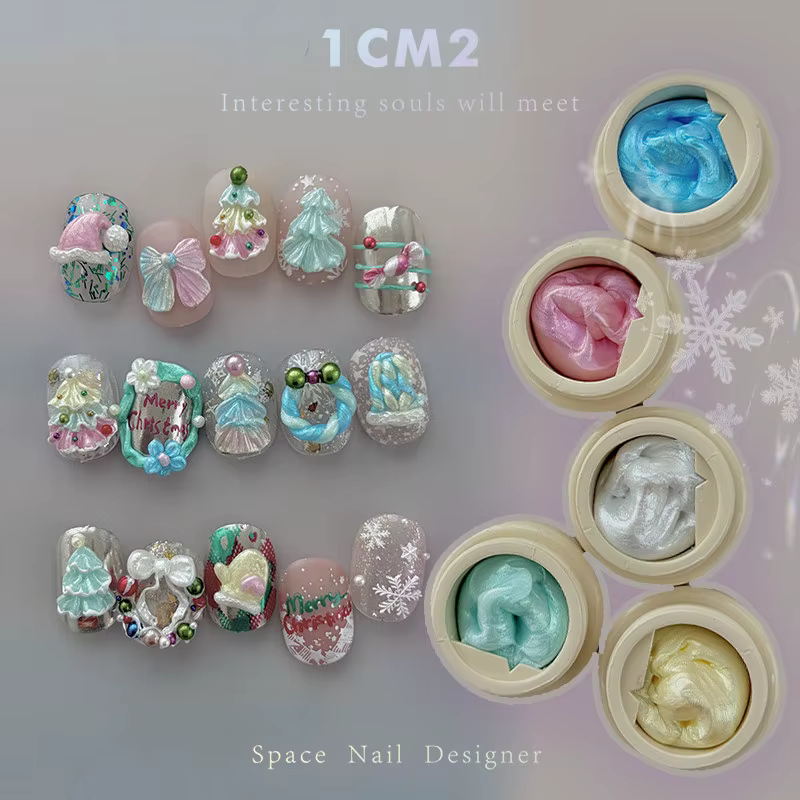 Gel de modelage 3D Aurora Pearl Mermaid 5 couleurs 5ml