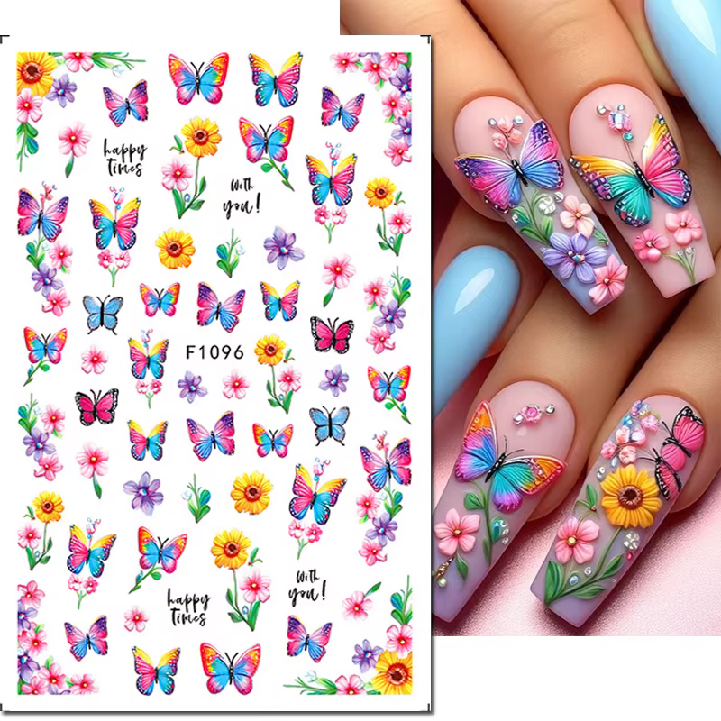 Autocollants 3d pour Nail Art