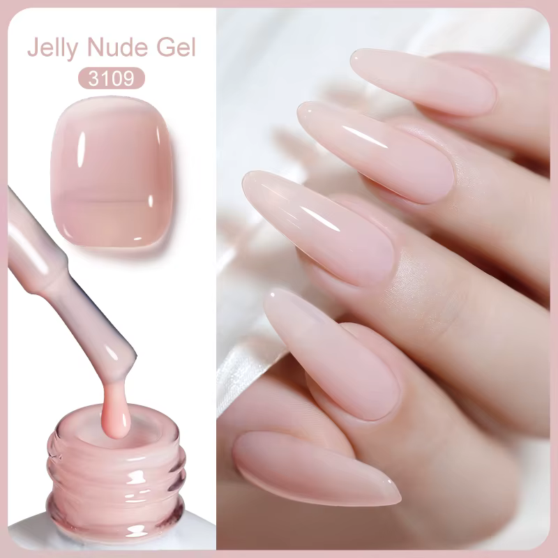 Clou Beaute gelée couleur UV Gel manucure été rose nu Gel ongles arc-en-ciel fournitures pour les professionnels vernis Semi-permanent