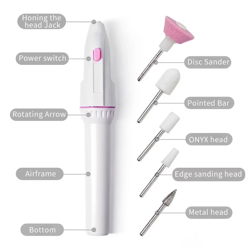 Polisseuse à ongles MINI Kit de perceuse
