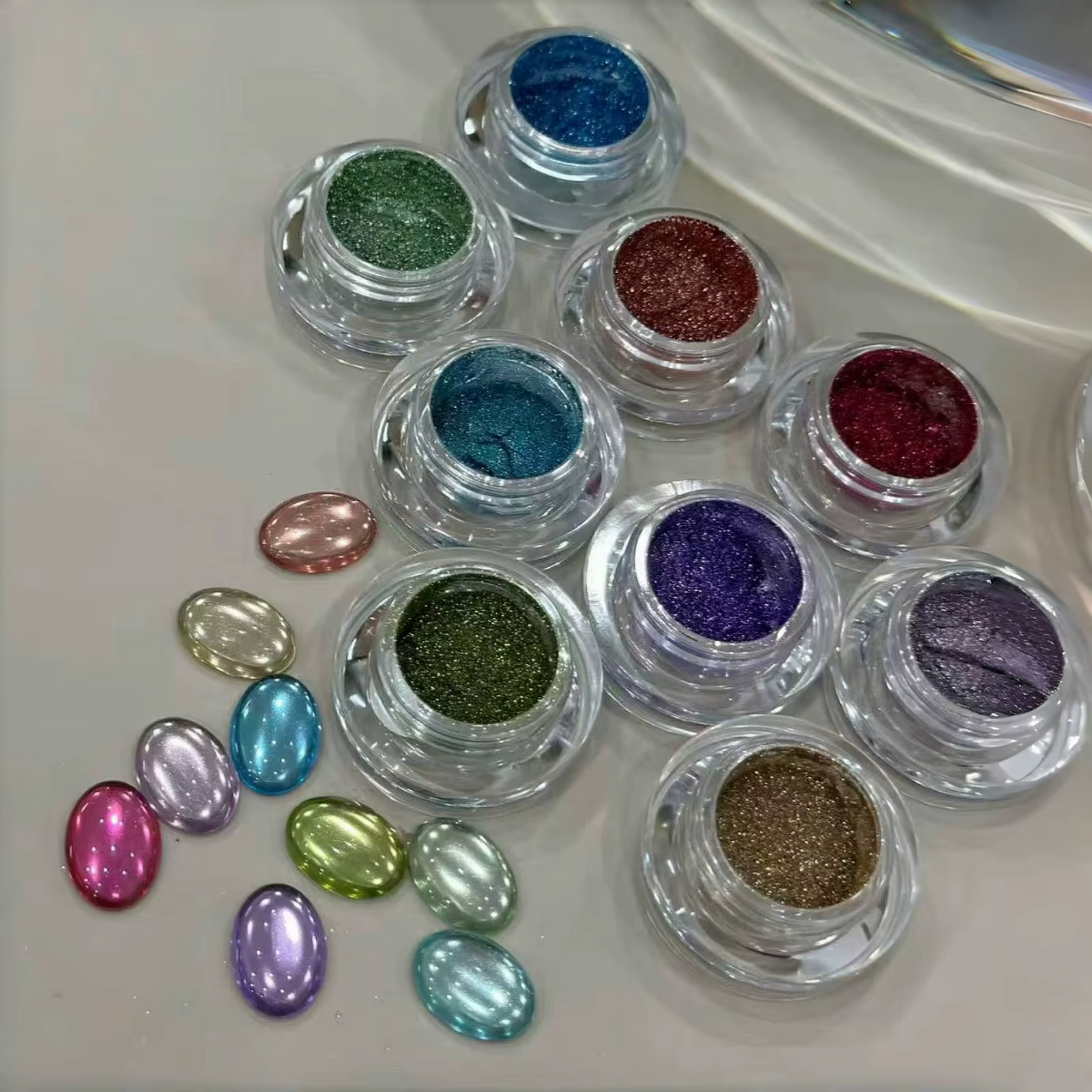 Poudre miroir magique pour ongles