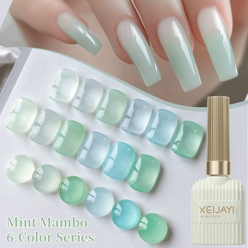 Ensemble de vernis à ongles Gel menthe glacée
