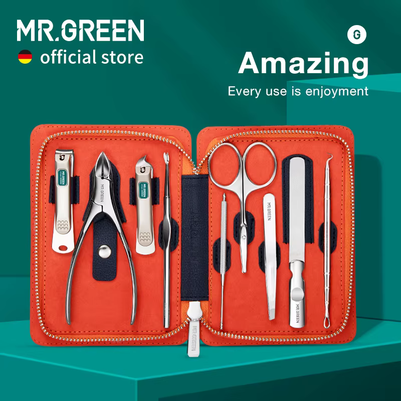 MR.GREEN – ensemble de manucure 9 en 1