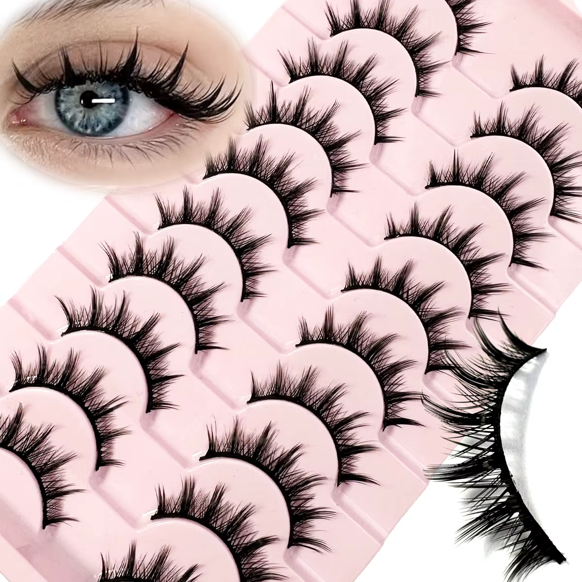 Cils 10 paires Mange