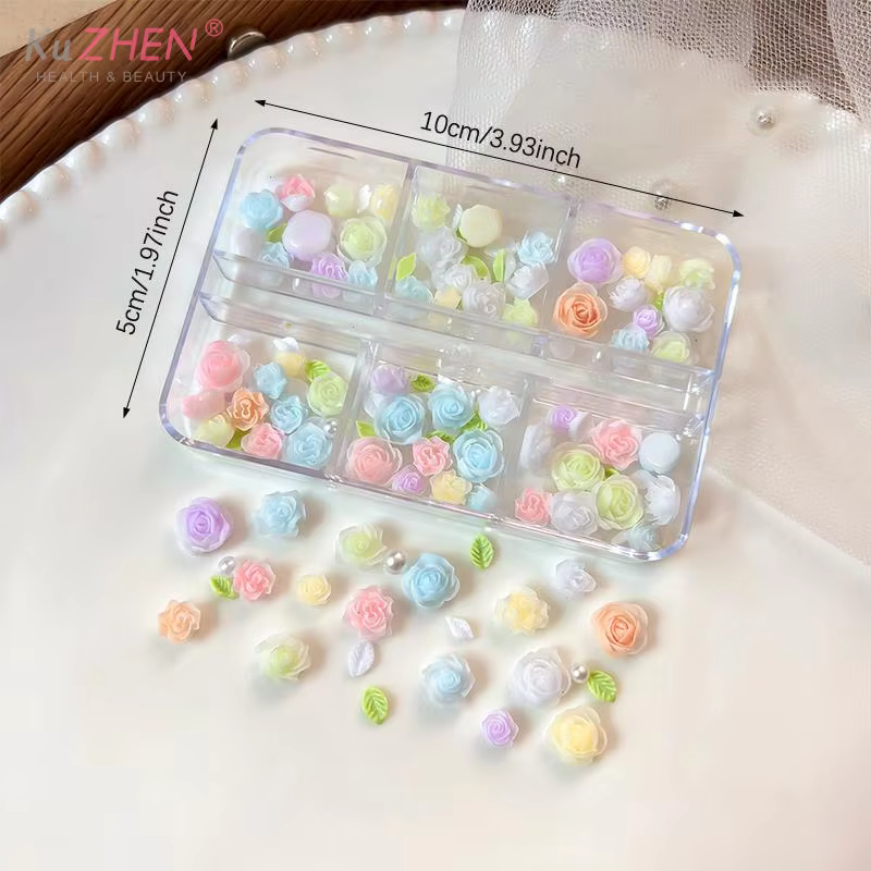 6/12 Grilles de breloques 3D pour nail art