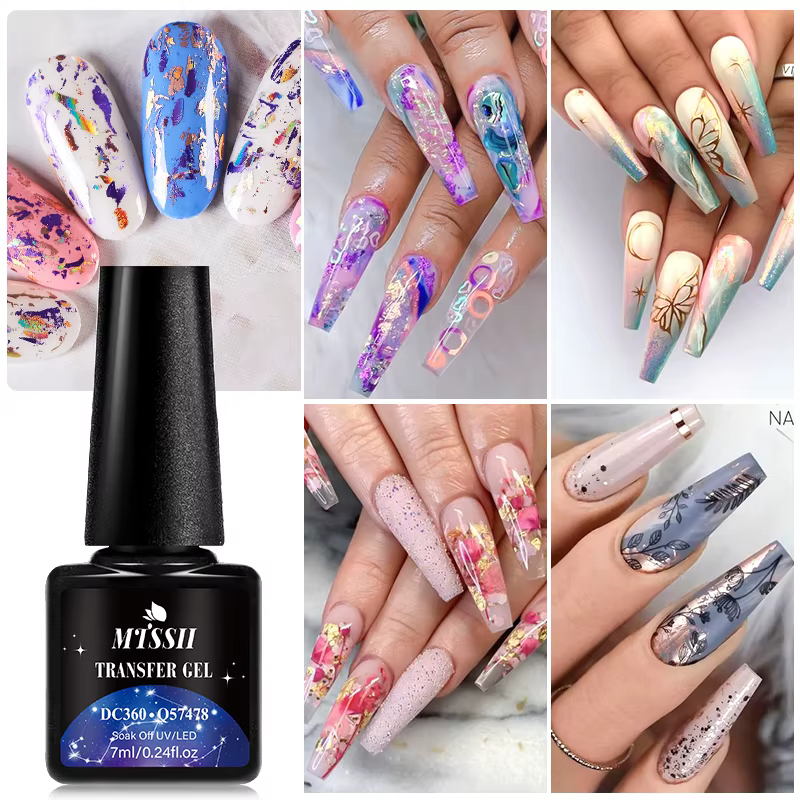 Vernis à ongles en feuille de transfert