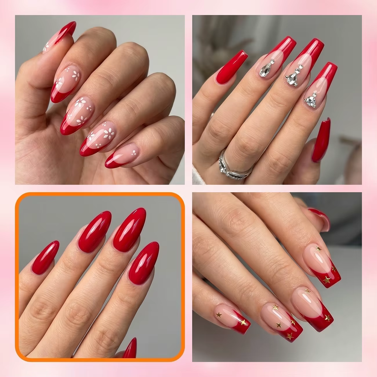 Vernis à ongles gel rouge classique Hassleless 15 ml