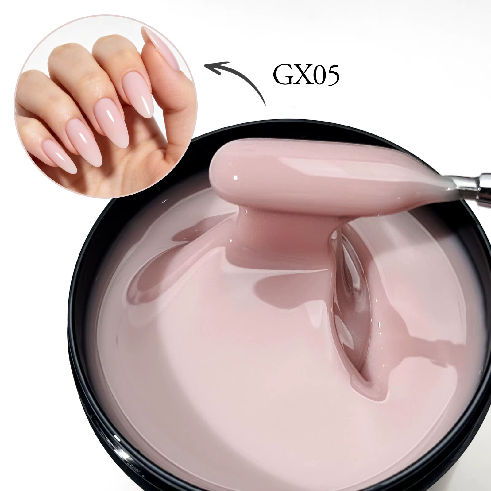Gel de construction pour extensions d'ongles CANNI 8 oz SANS TPO