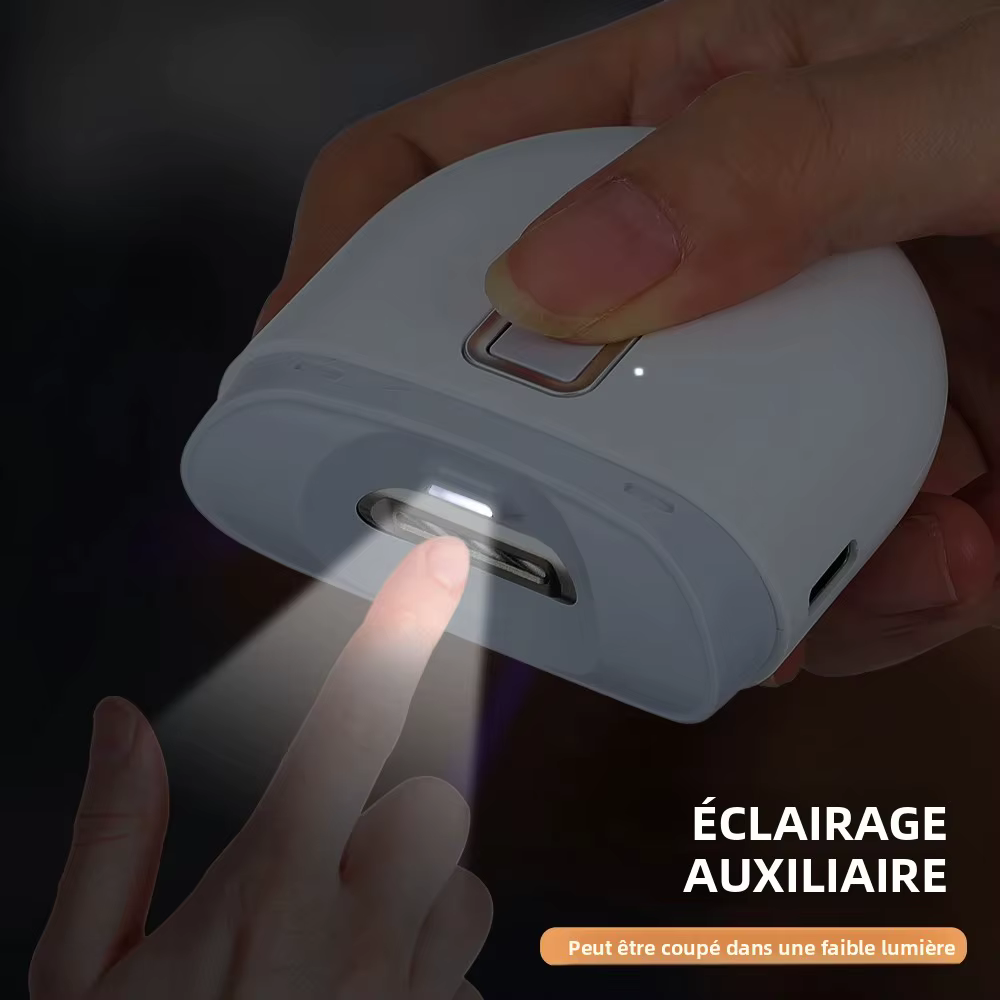 Coupe-ongles électrique automatique avec coupe-ongles léger