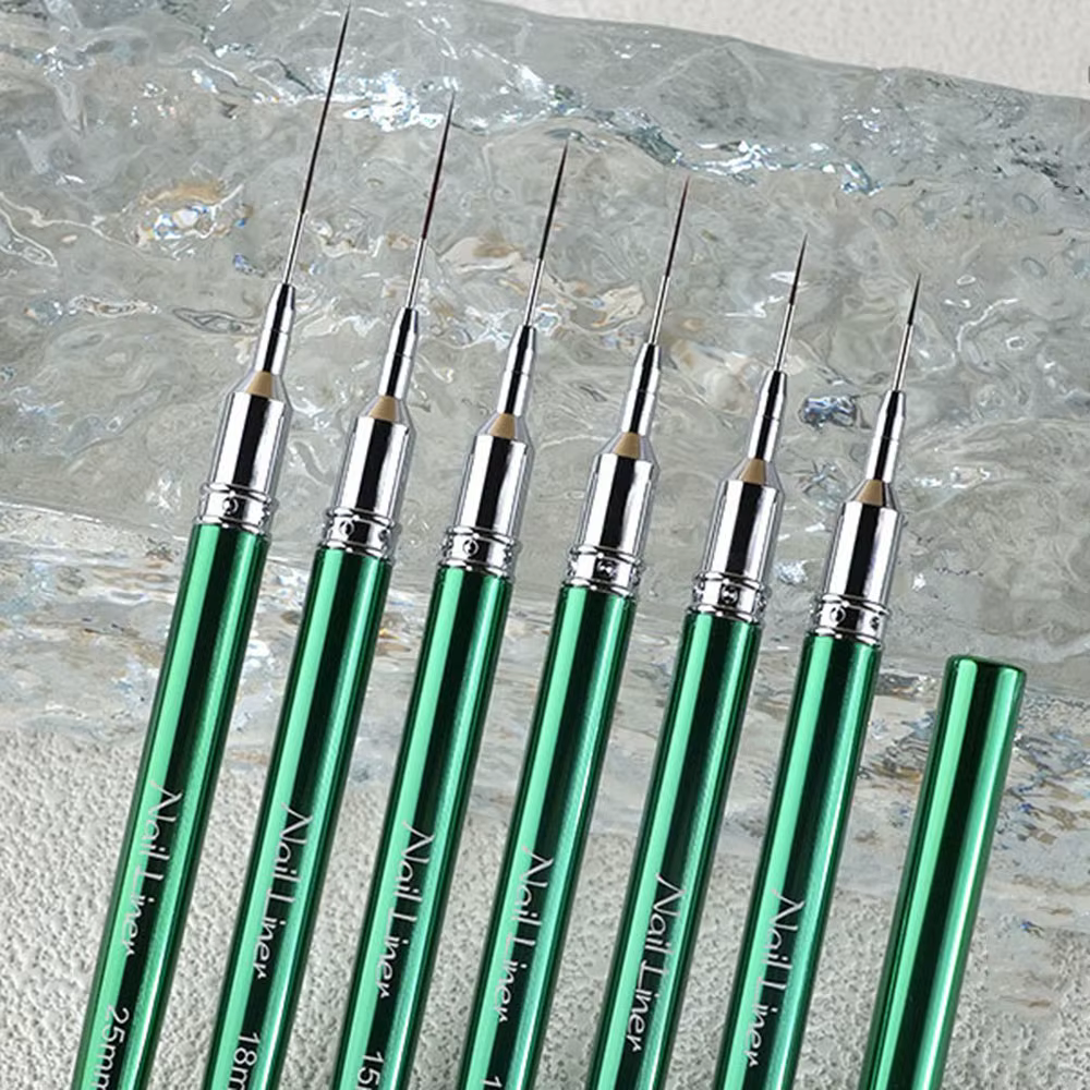 Liner vert en métal pour Nail Art