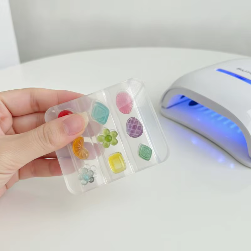 Moule en silicone pour nail art motif bonbons aux fruits
