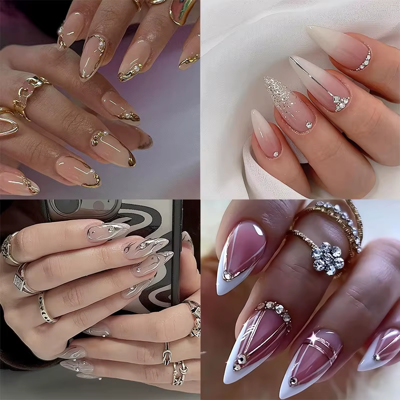 Faux ongles longs à porter