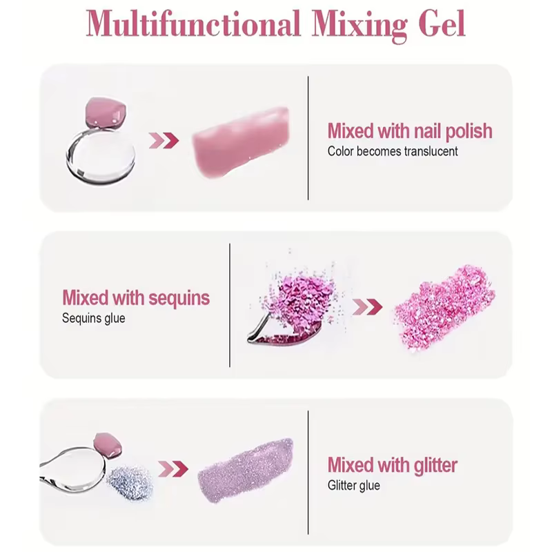 Gel de mélange et de fusion pour nail art – Ajuste la consistance du vernis à ongles