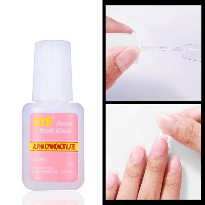 ☆ Colle à ongles 10g avec pinceau applicateur pour faux ongles