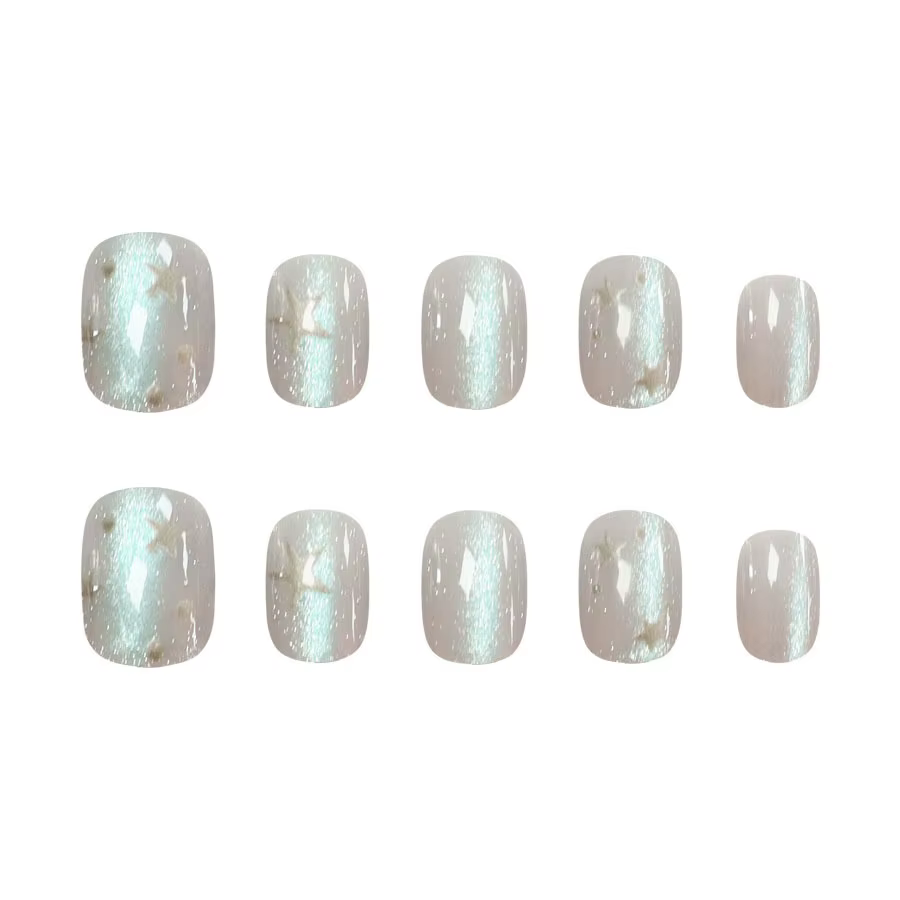 Faux ongles courts pour femmes et filles