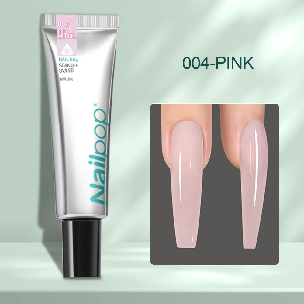 Nailpop Gel acrylique poly pour ongles en 6 couleurs