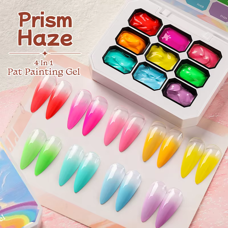 UR SUGAR 9 couleurs dégradé peinture Gel Nail Art