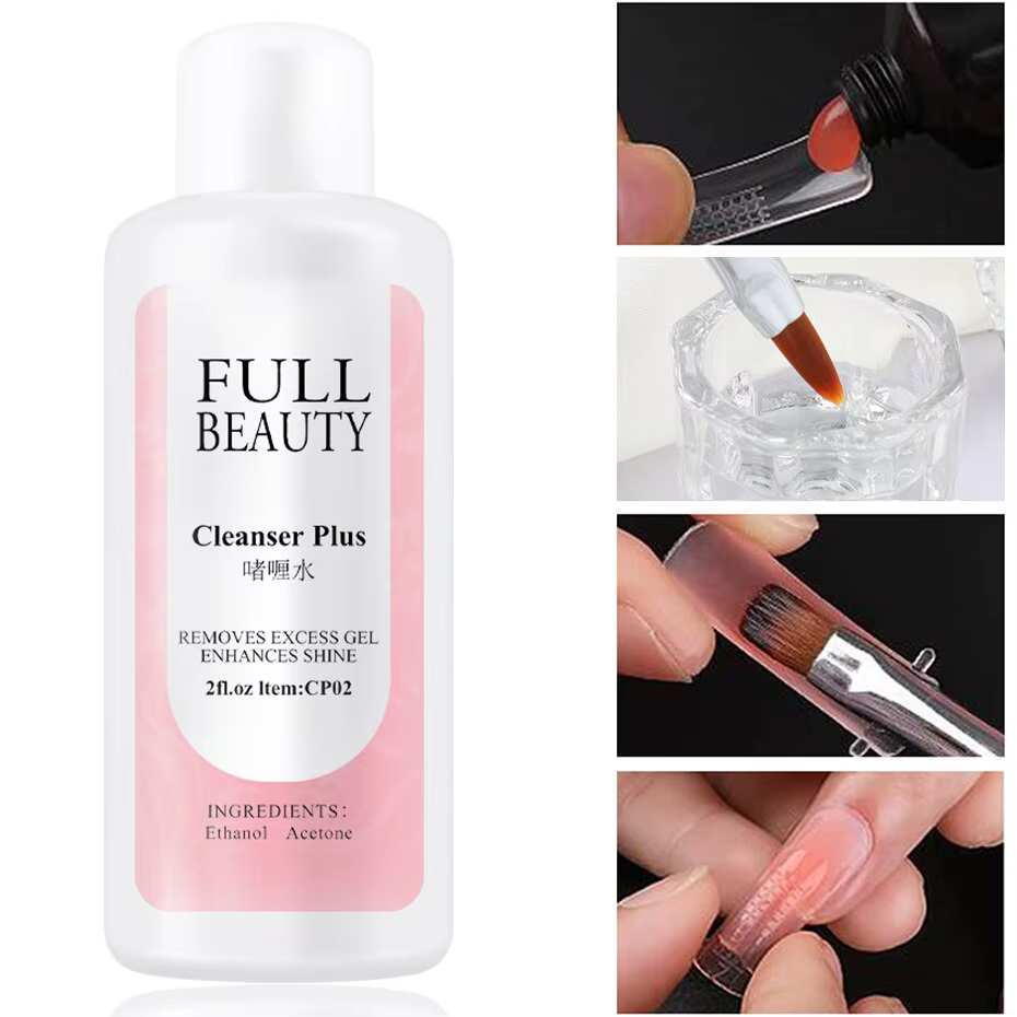 35ml Nail Liquide Glissement Solution pour Poly Ongle Extension Gel Rapide UV Constructeur Gel Acrylique Dégraissant Nettoyant