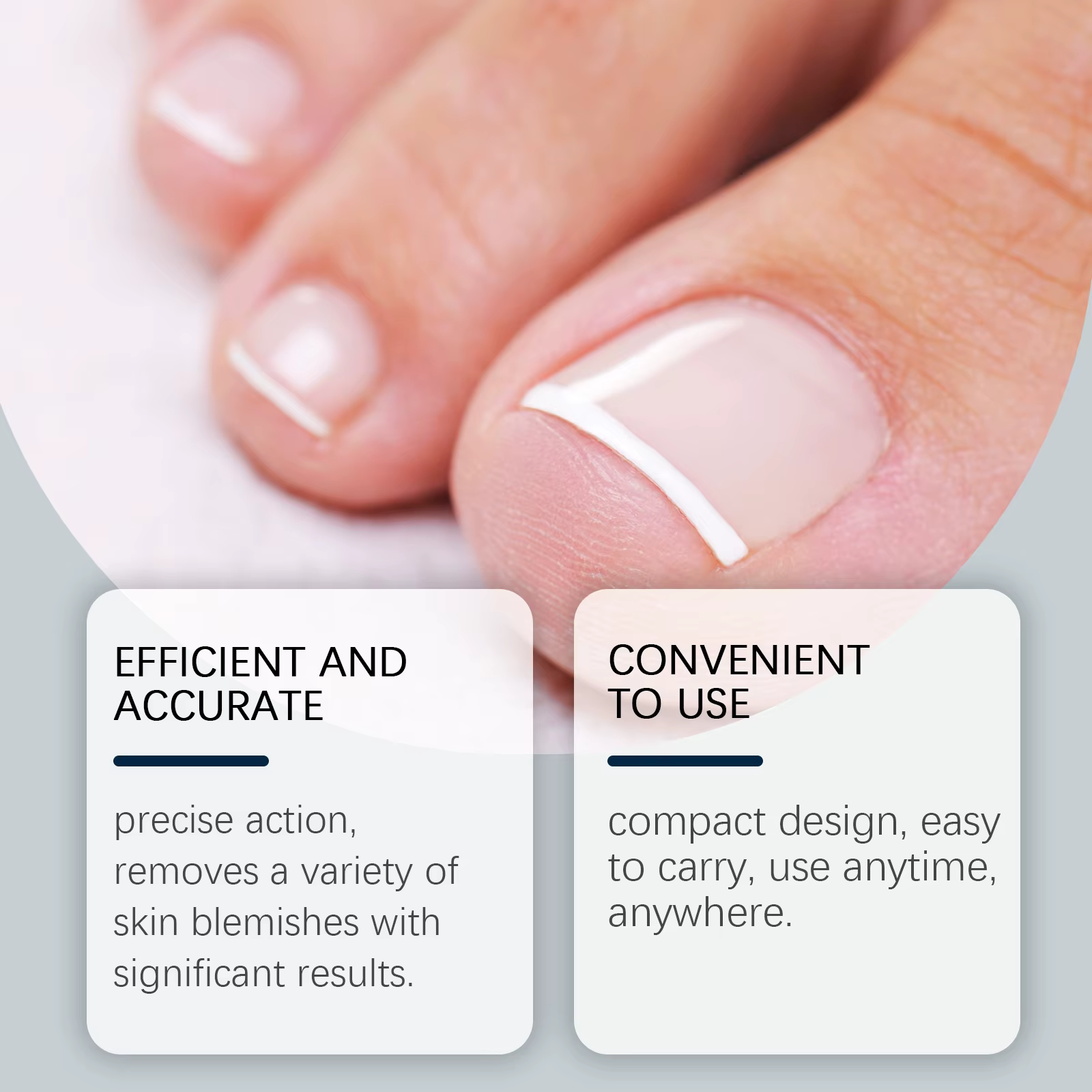 Appareil de soin des ongles : nourrit et prend