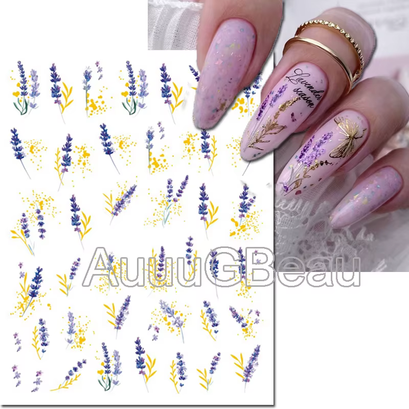Décalcomanies 3D pour Nail Art
