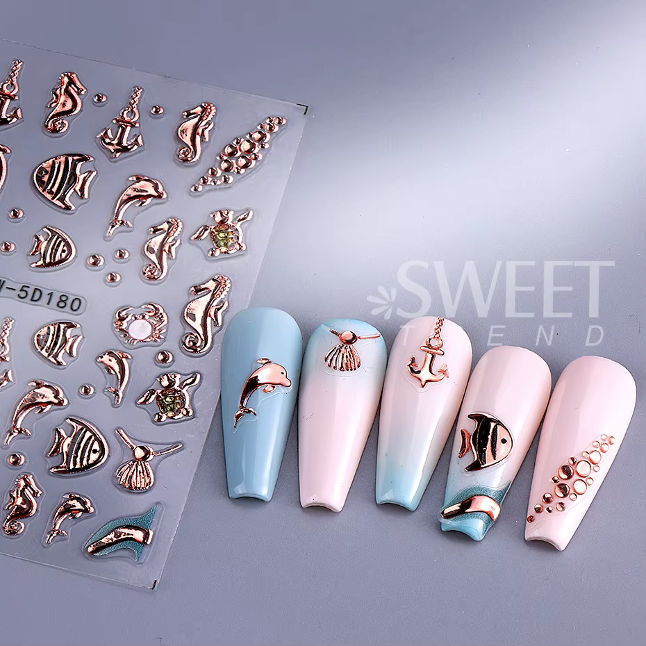 Autocollant pour ongles 5D