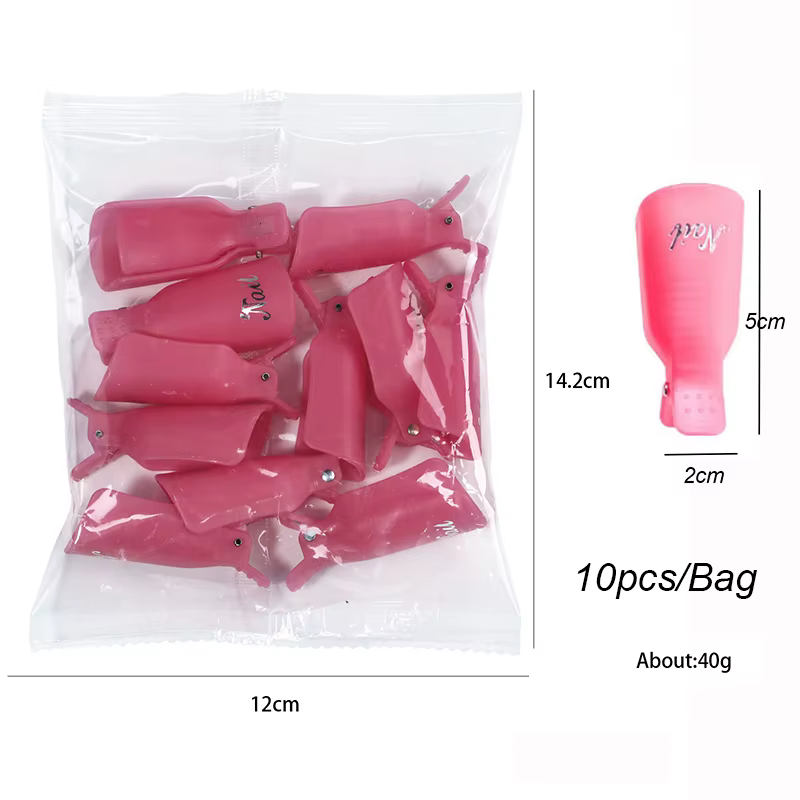 Clip de retrait d'ongles en acrylique