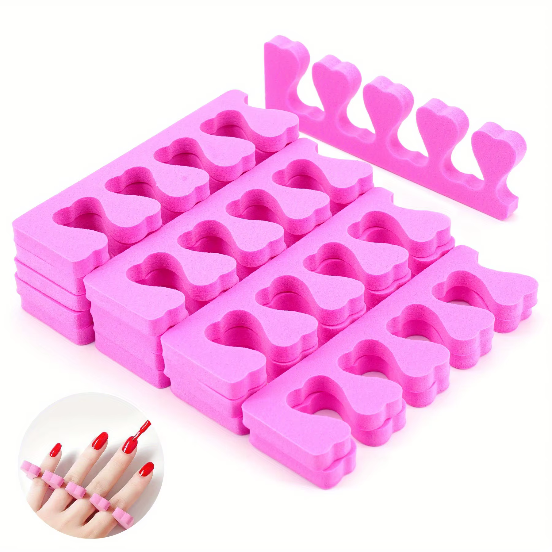 Séparateurs d'orteils pour Nail Art