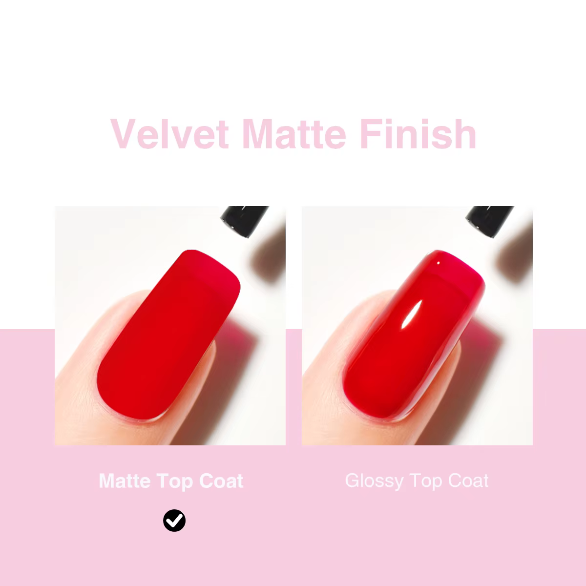 Hassleless 15ml Velvet Matte Top Coat — Vernis gel UV (à retirer par trempage) — Créez un fini ongles haut de gamme et