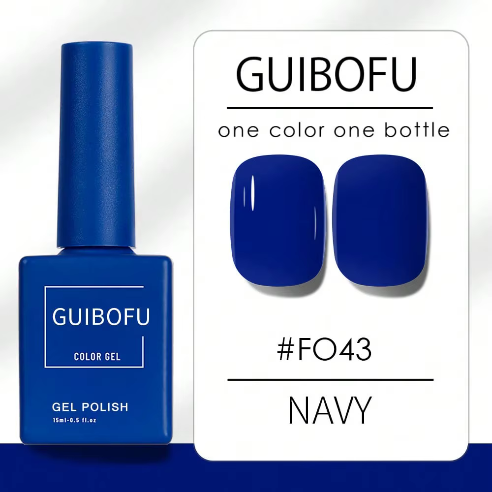 Lot de 3 vernis gel bleu roi 15 ml