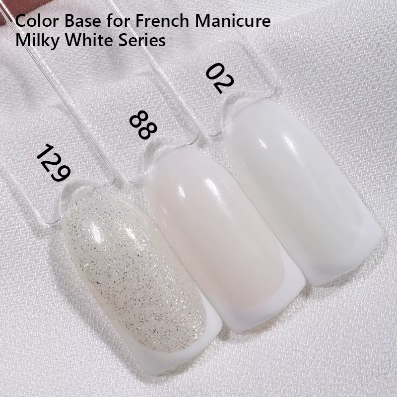 MSHARE lait blanc laiteux Base Gel vernis Camouflage couleur caoutchouc