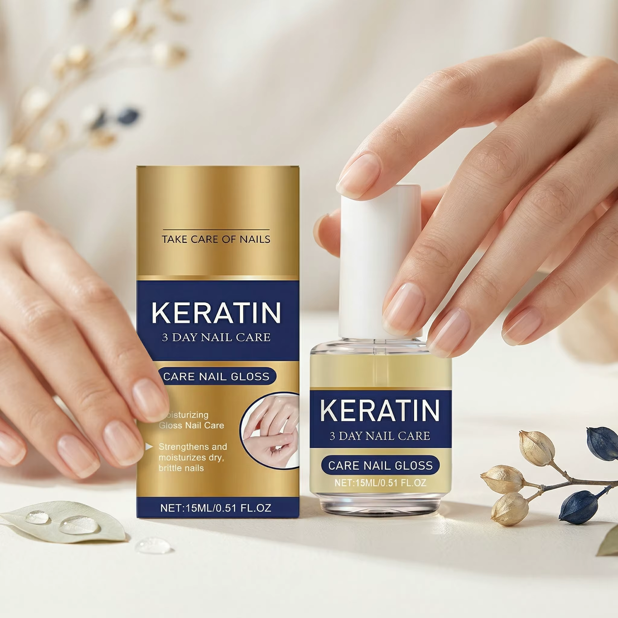 Sérum de Soin des Ongles : Traitement Nutritionnel pour Ongles Abîmés