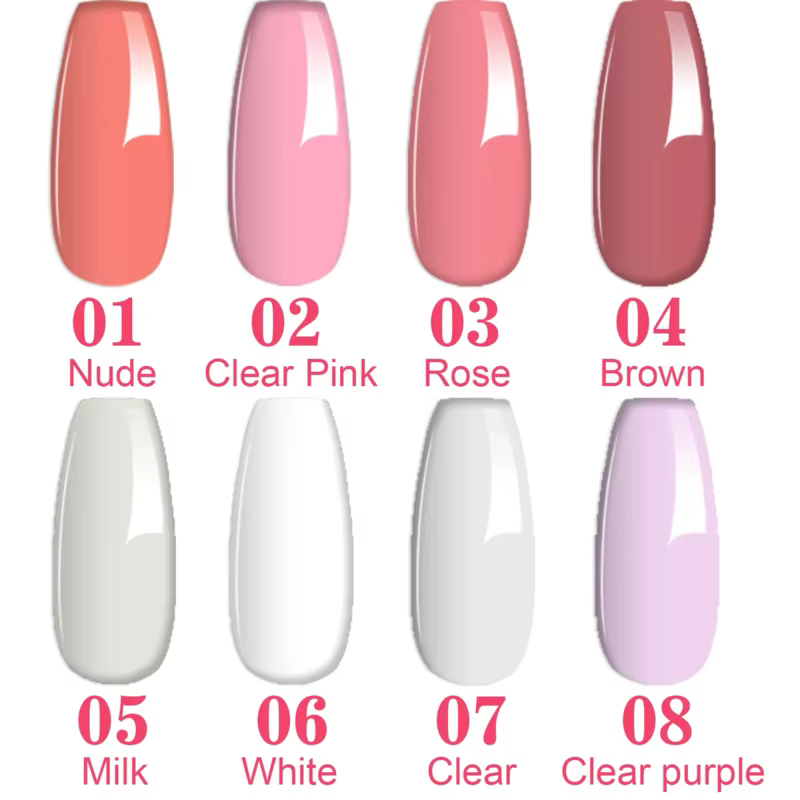 Gel Poly pour Ongles Semi-Permanent UV