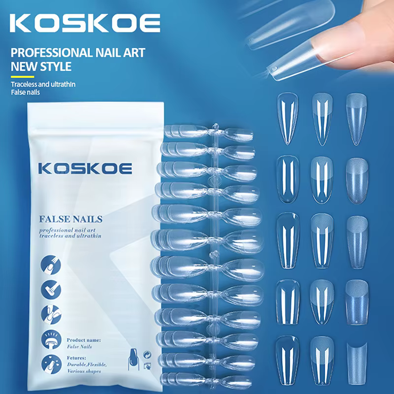 Matte presse sur les pointes des ongles couverture complète douce faux