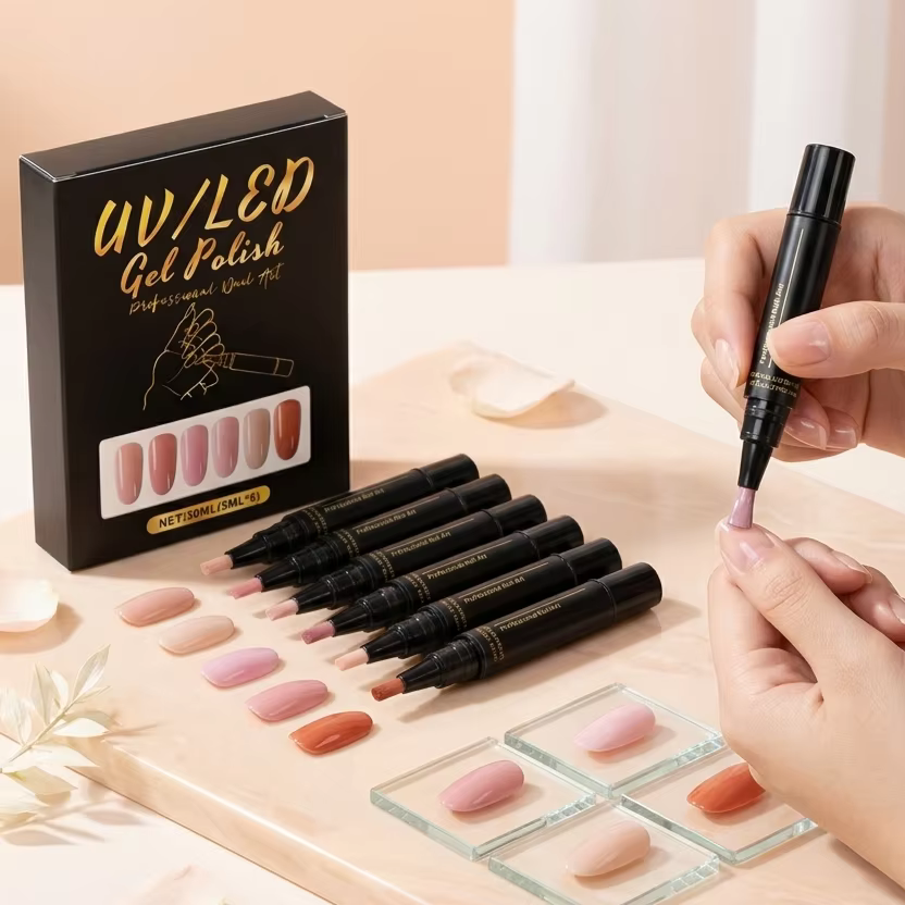 Stylos pour nail art DIY 6 couleurs
