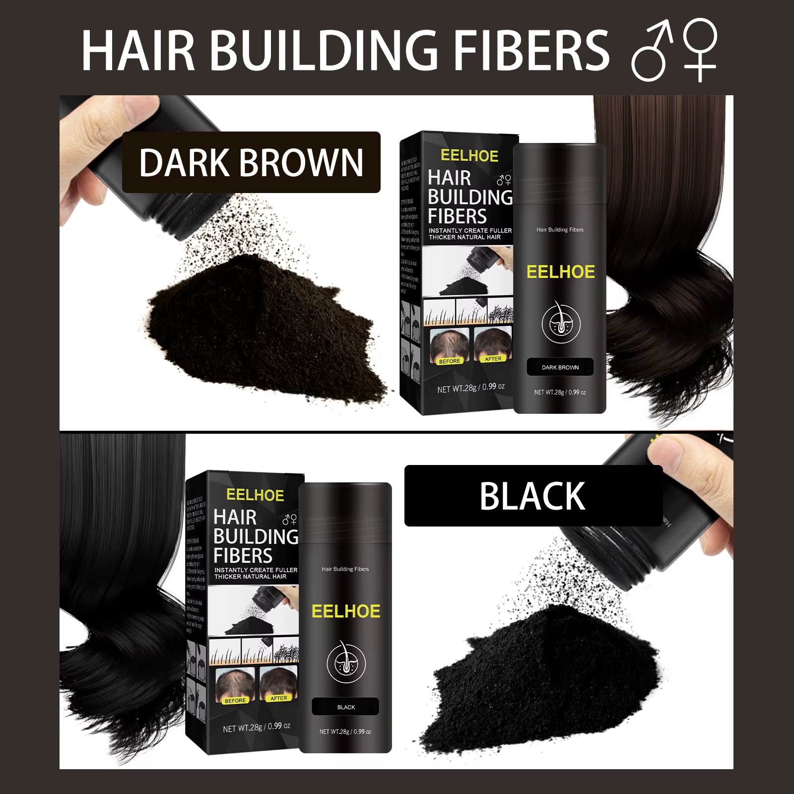 EELHOE huile de gingembre pour stimulateur de croissance des cheveux Anti calvitie hydratant cheveux amincissement Fibers de renforcement des cheveux produits de soins capillaires
