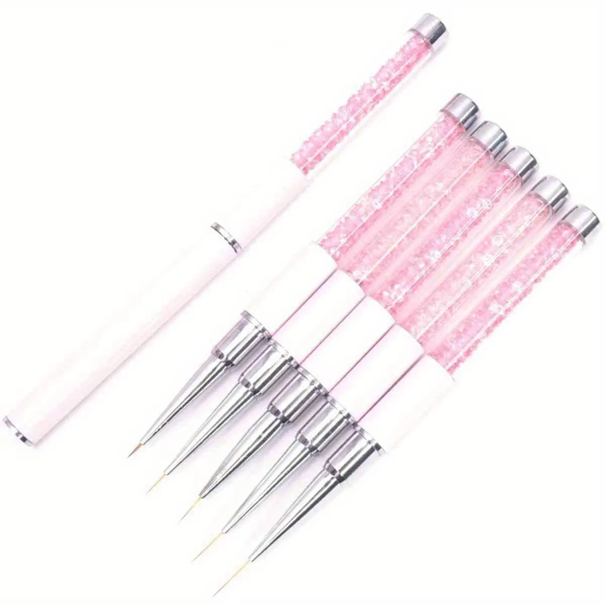 5/7/9/11/13/15mm ongles Art brosse lignes rayure fleur peinture dessin stylo acrylique UV Gel Extension grilles