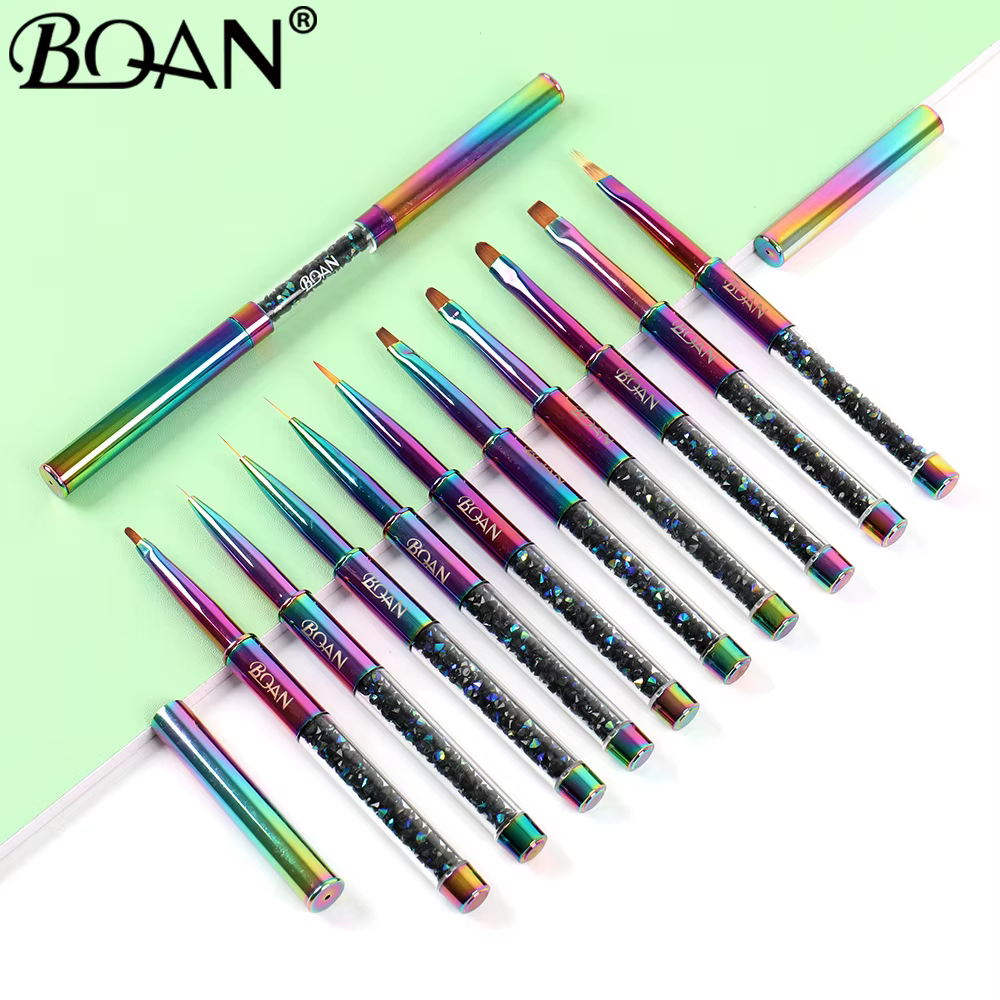 BQAN Pinceau à ongles Rainbow Liner