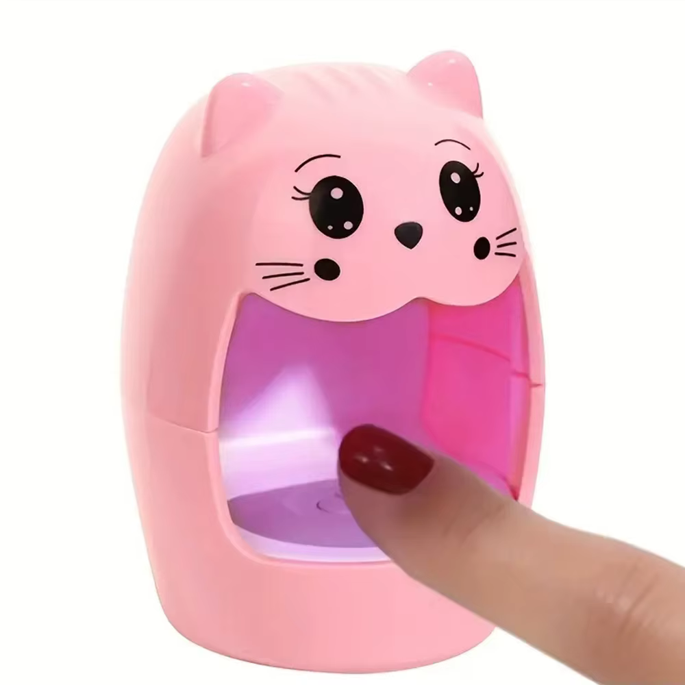 LULAA lumière UV pour ongles pour vernis Gel sèche-ongles avec forme mignonne petite et Portable