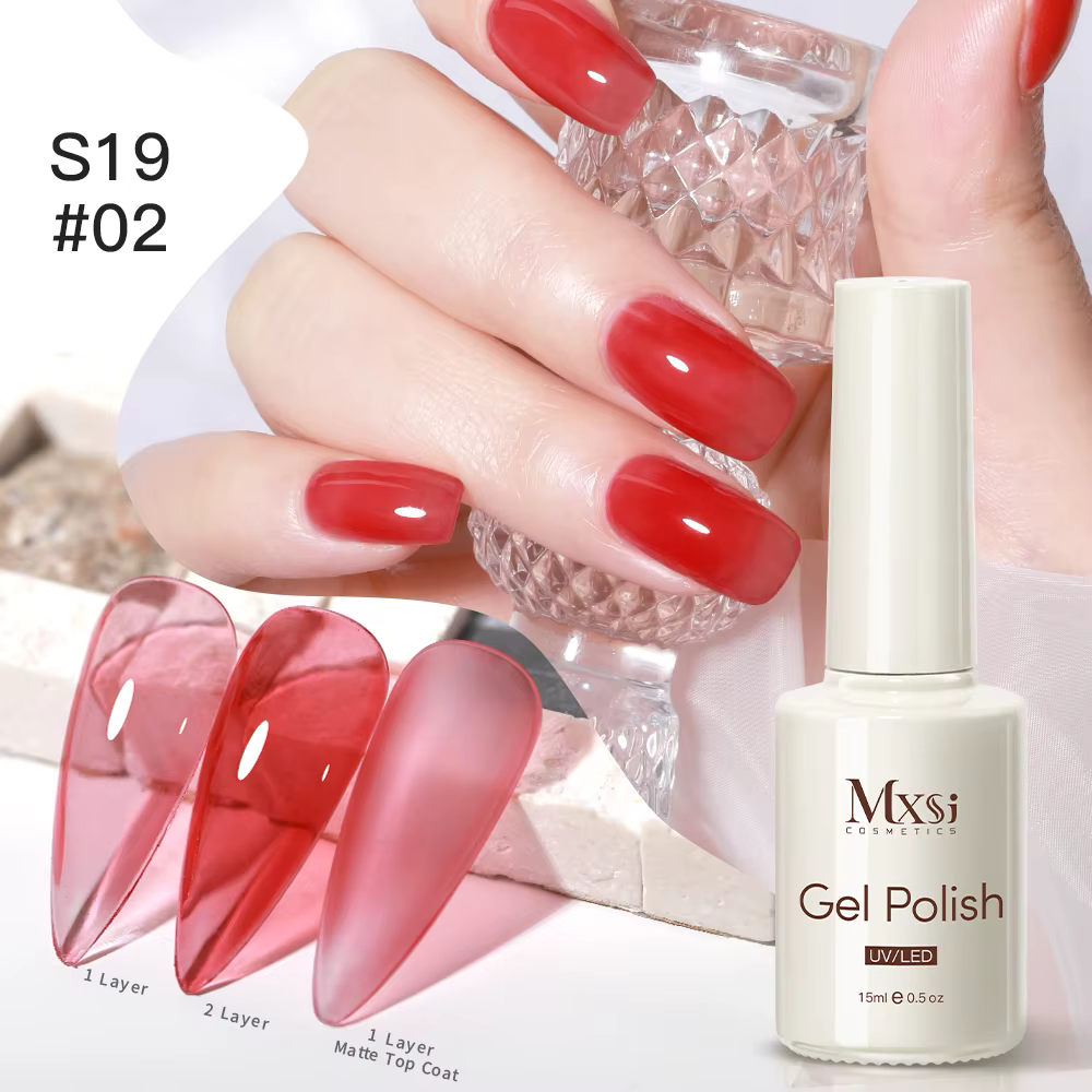 6 pièces/ensemble 15ML nu rose gelée vernis à ongles Gel ensemble été translucide