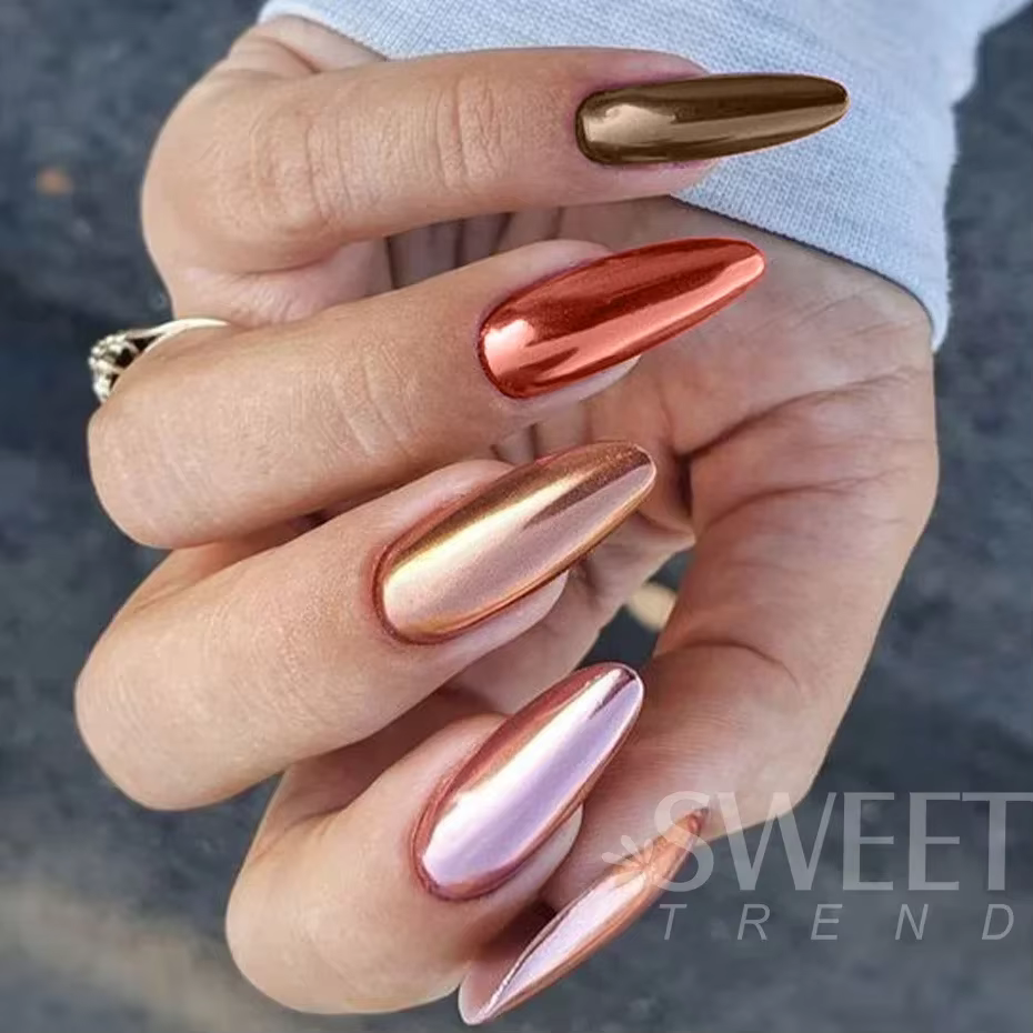 Poudre métallique pour Nail Art