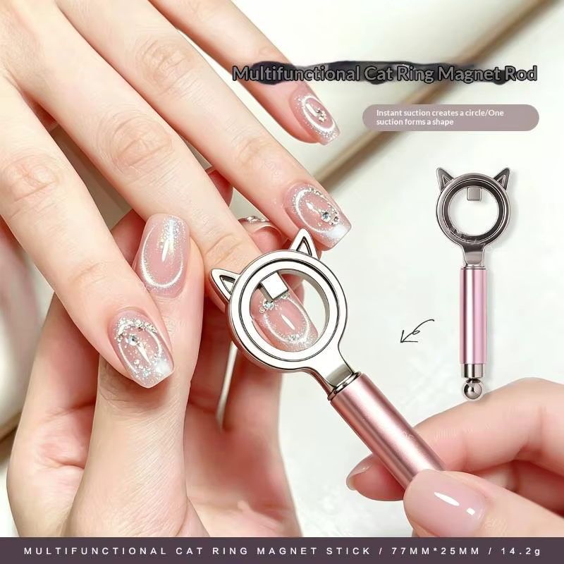 Gel Polish Effet Trou Noir Magnétique Œil de Chat Creux Nouvelle Formule Ultra-Puissante Séchage Rapide en 3 Secondes pour Manucure DIY