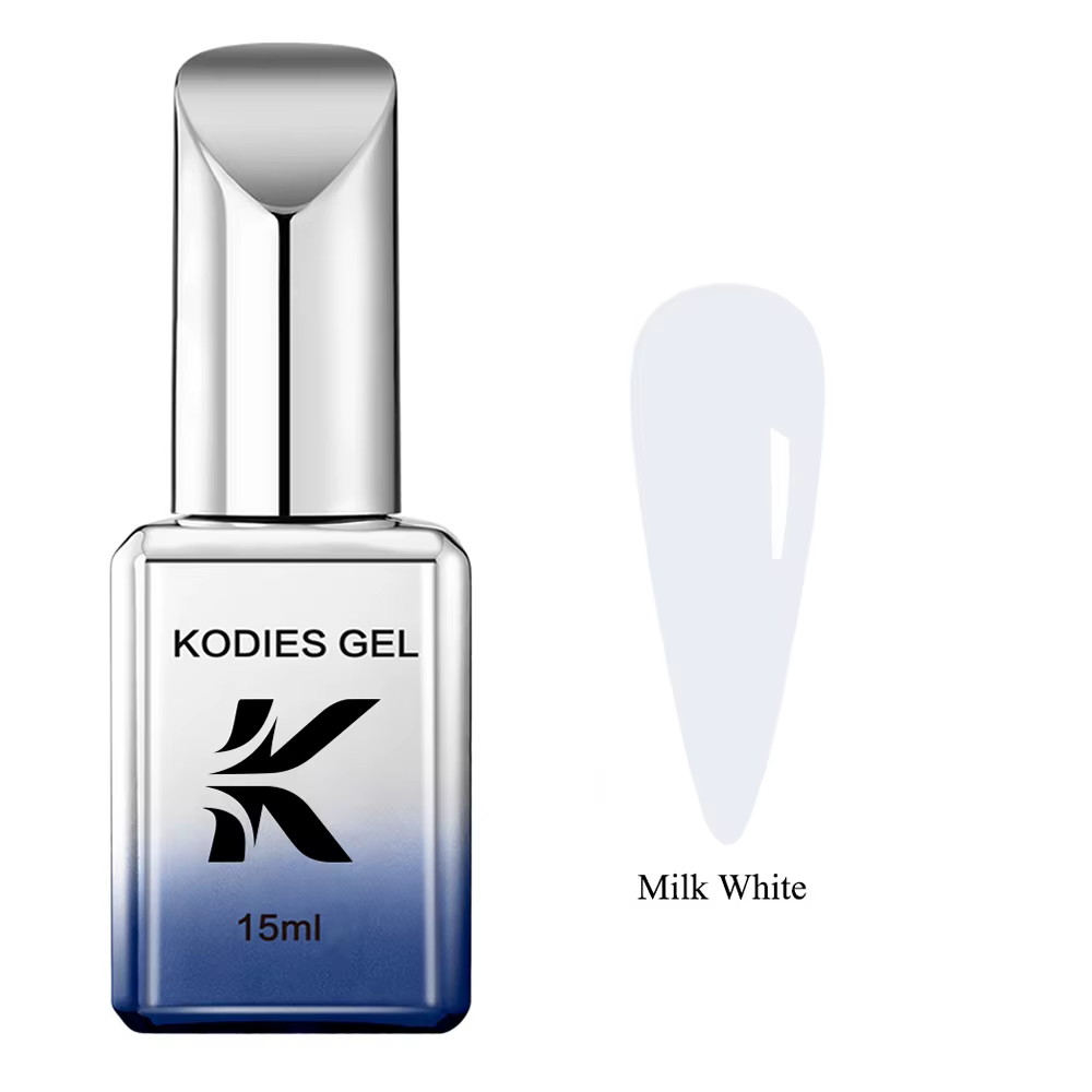 KODIES GEL-Verhéritage à Ongles Gel Blanc Laiteux