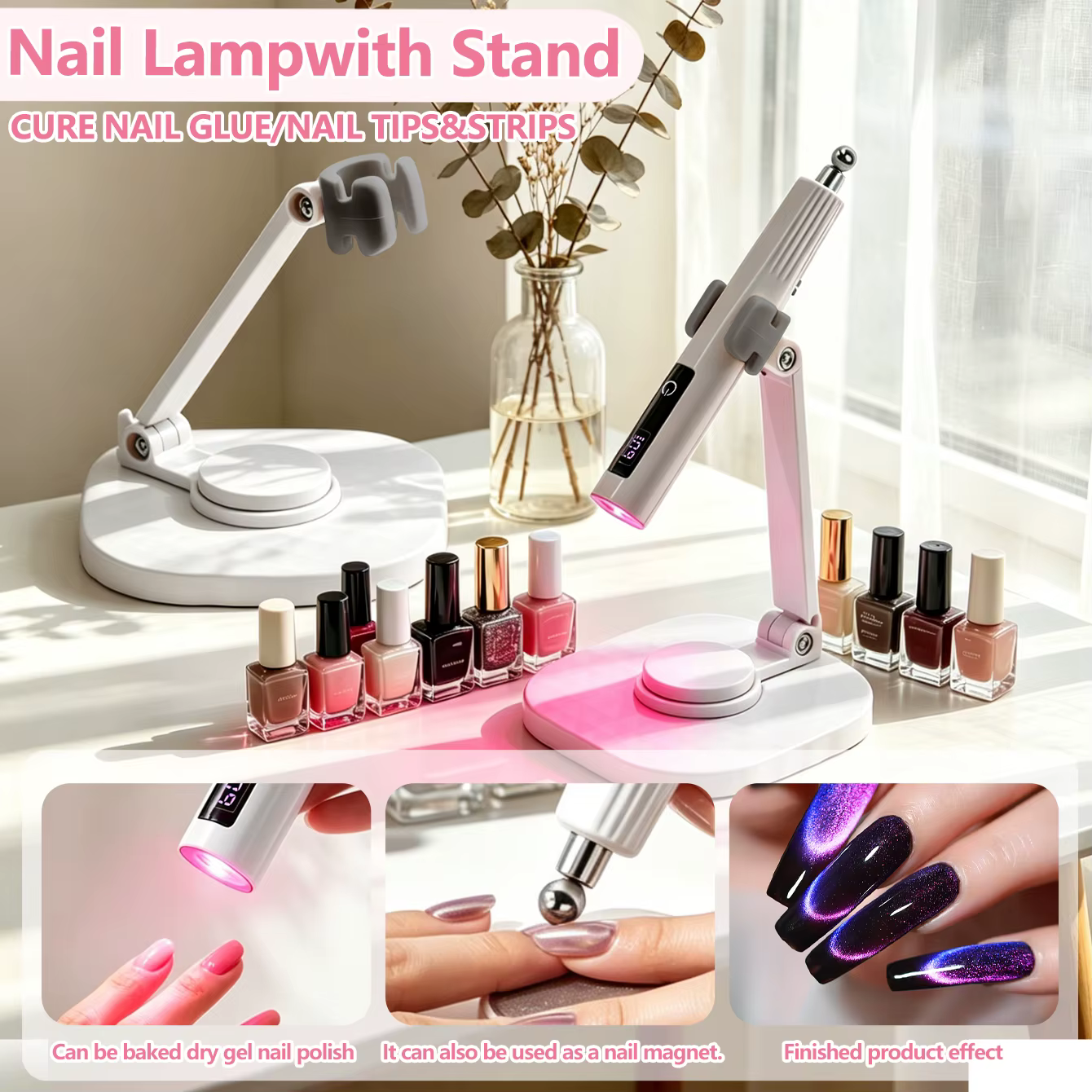 Lampe à ongles portable LULAA 2 en 1