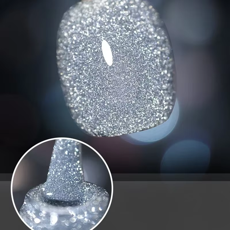 Verhéritage à Ongles en Gel UV à Paillettes pour Manucure