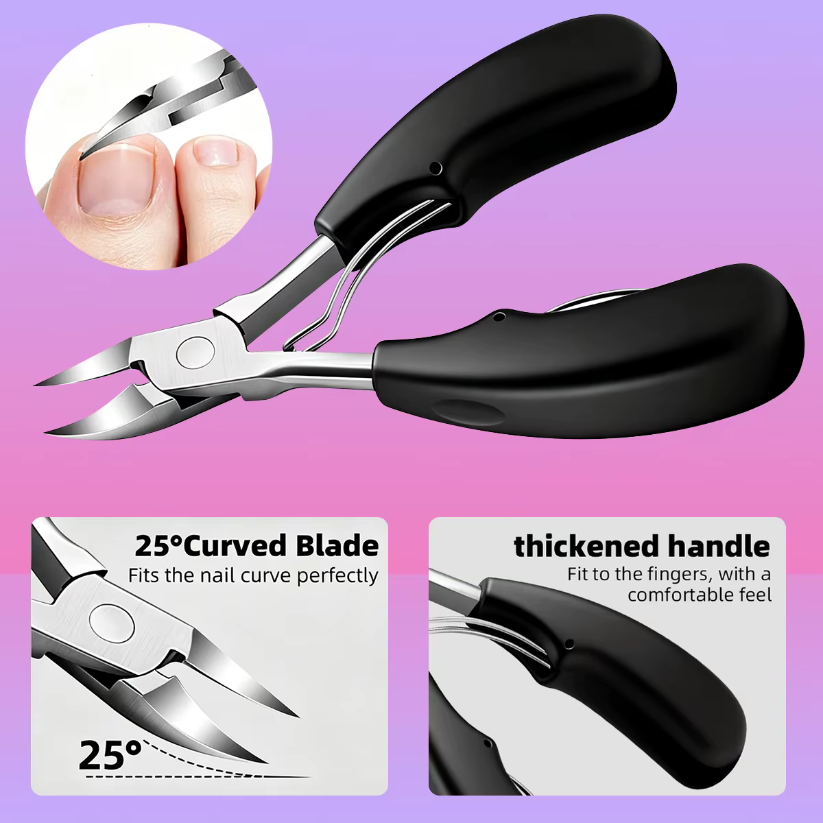 Ensemble de soins des oreilles, manucure et pédicure, 14 pièces, pour un usage quotidien à la maison et pour les cadeaux de vacances. Kit complet avec coupe-ongles, outil de pédicure, limes à ongles
