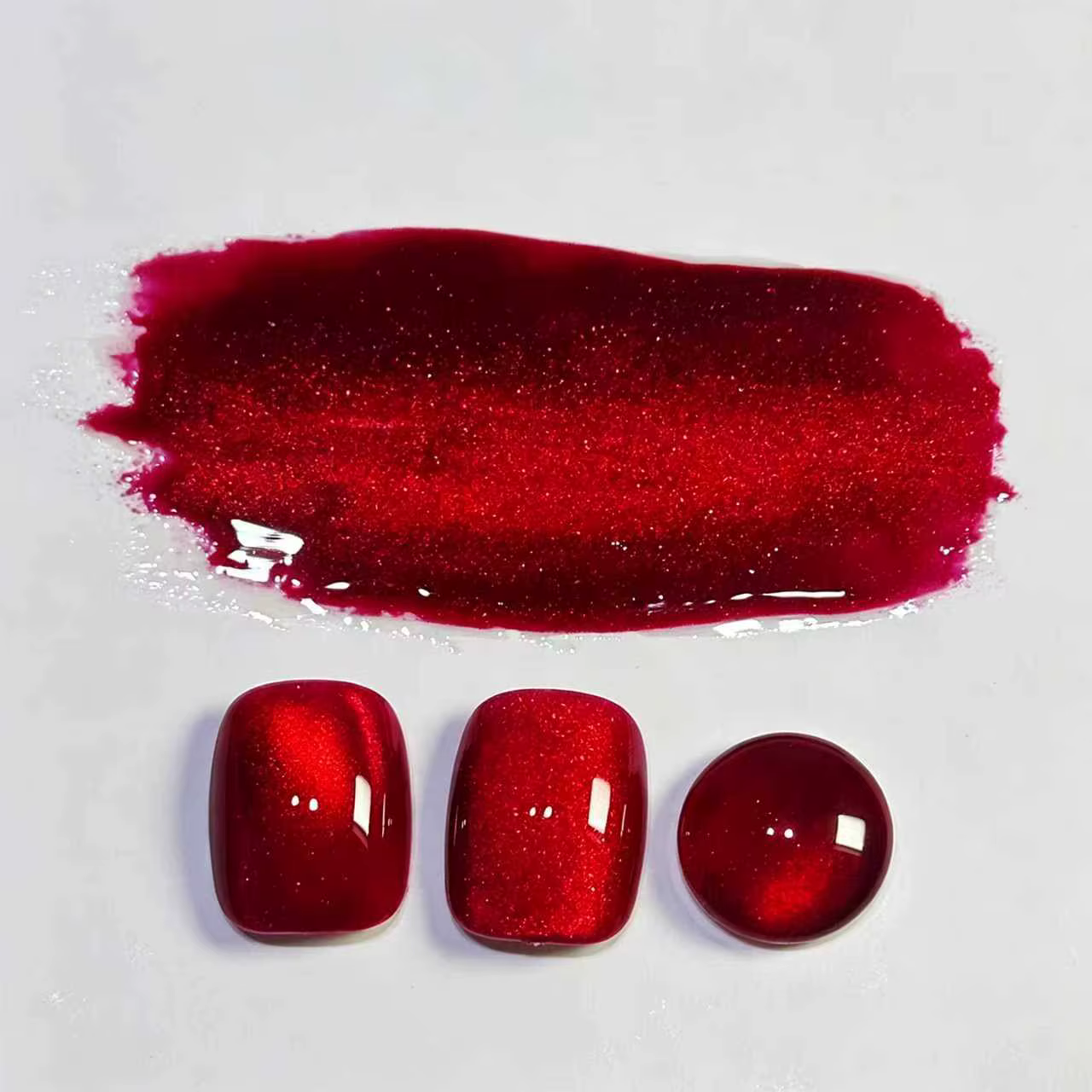 Gel magnétique pour ongles effet œil de chat rouge rubis super brillant 15 ml, gel magnétique pour ongles effet œil de chat en cristal, gel pour ongles durable et amovible, couleurs très vendues toute