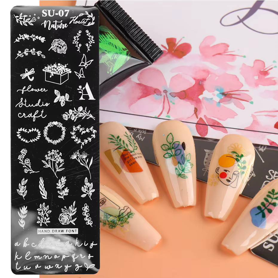 Plaque de stamping pour ongles